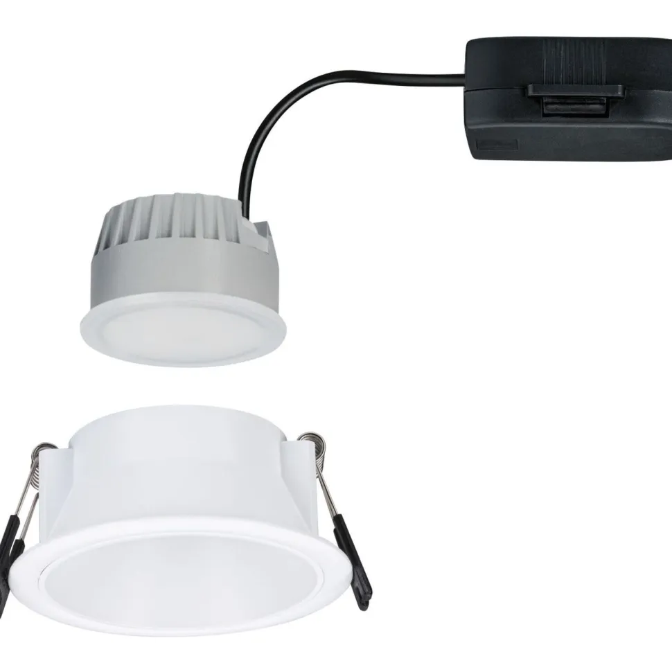 LED-alasvalo Paulmann Cole Ø88mm IP44 6W 470lm himmennettävä 2700K