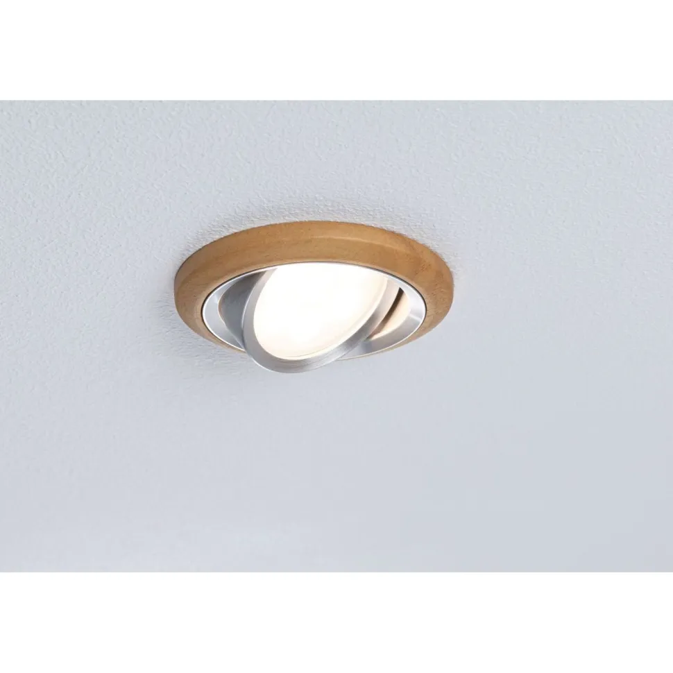 LED-alasvalo Paulmann Lanati Ø84mm upotettava 30° 6W 470lm 2700K