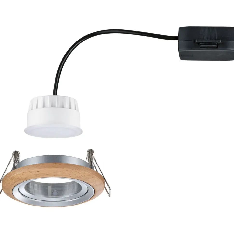 LED-alasvalo Paulmann Lanati Ø84mm upotettava 30° 6W 470lm 2700K