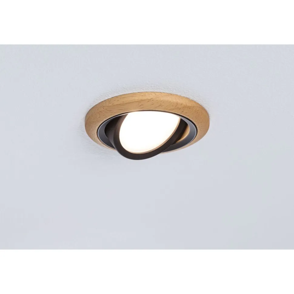 LED-alasvalo Paulmann Lanati Ø84mm upotettava 30° 6W 470lm 2700K