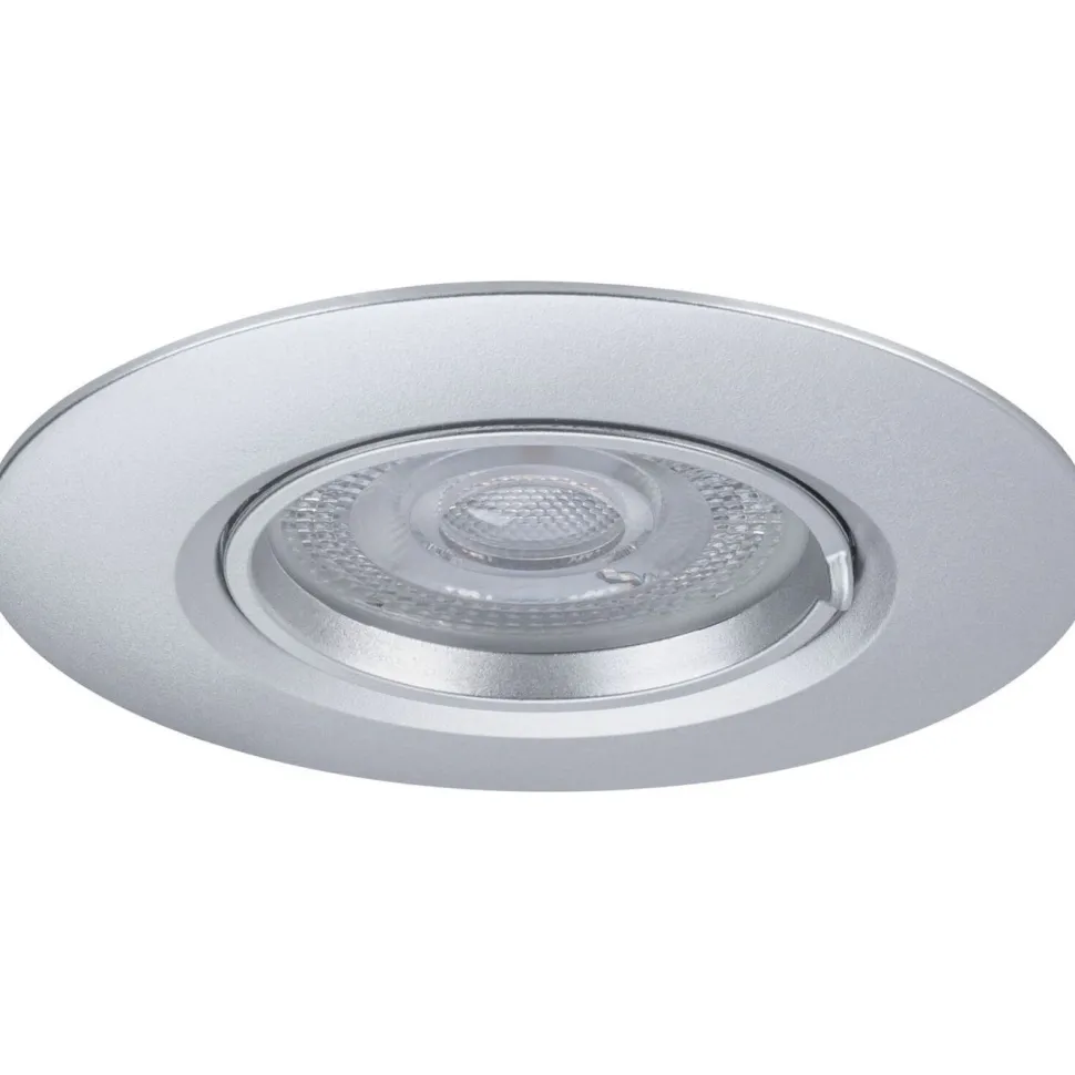 LED-alasvalo Paulmann Ø90mm GU10 max. 10W upotettava musta, 3kpl/pkt