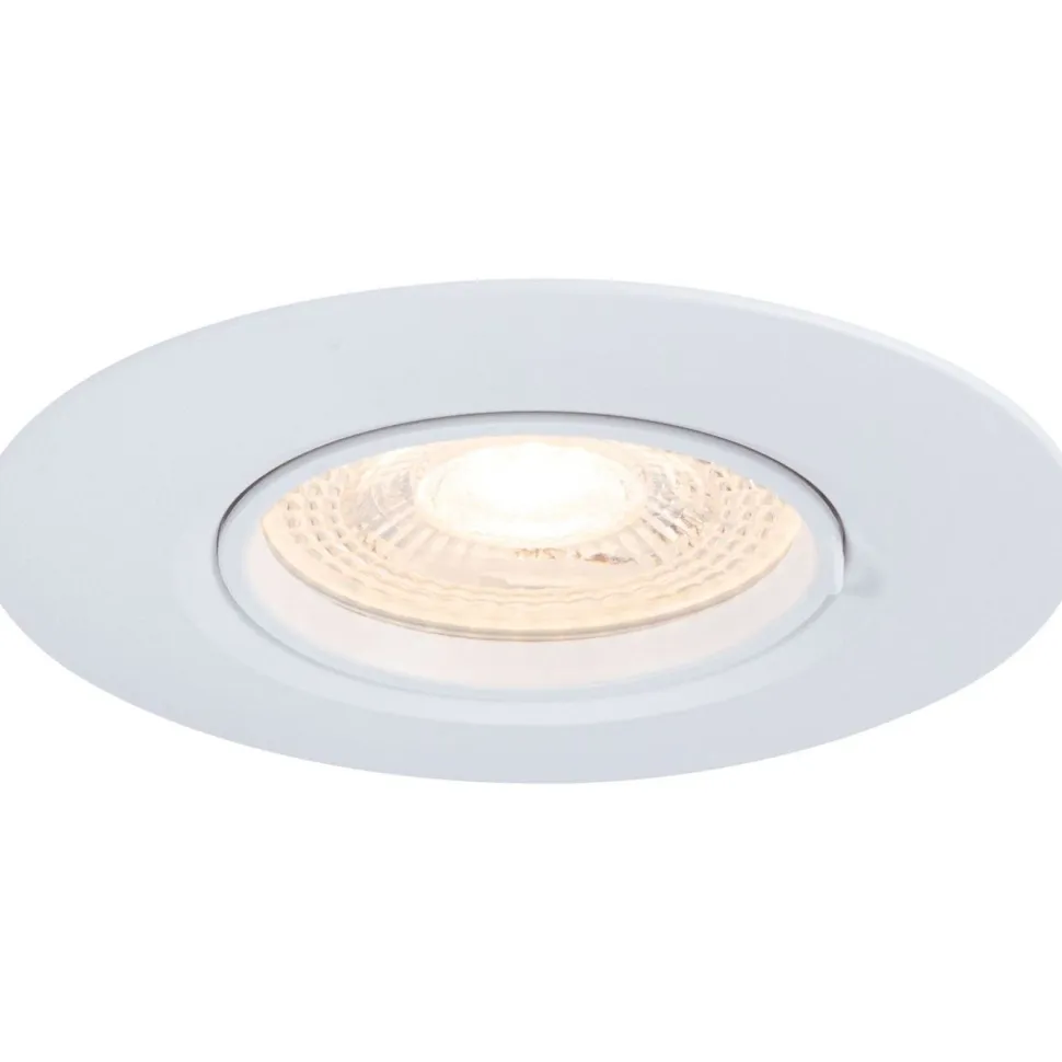 LED-alasvalo Paulmann Ø90mm GU10 max. 10W upotettava musta, 3kpl/pkt
