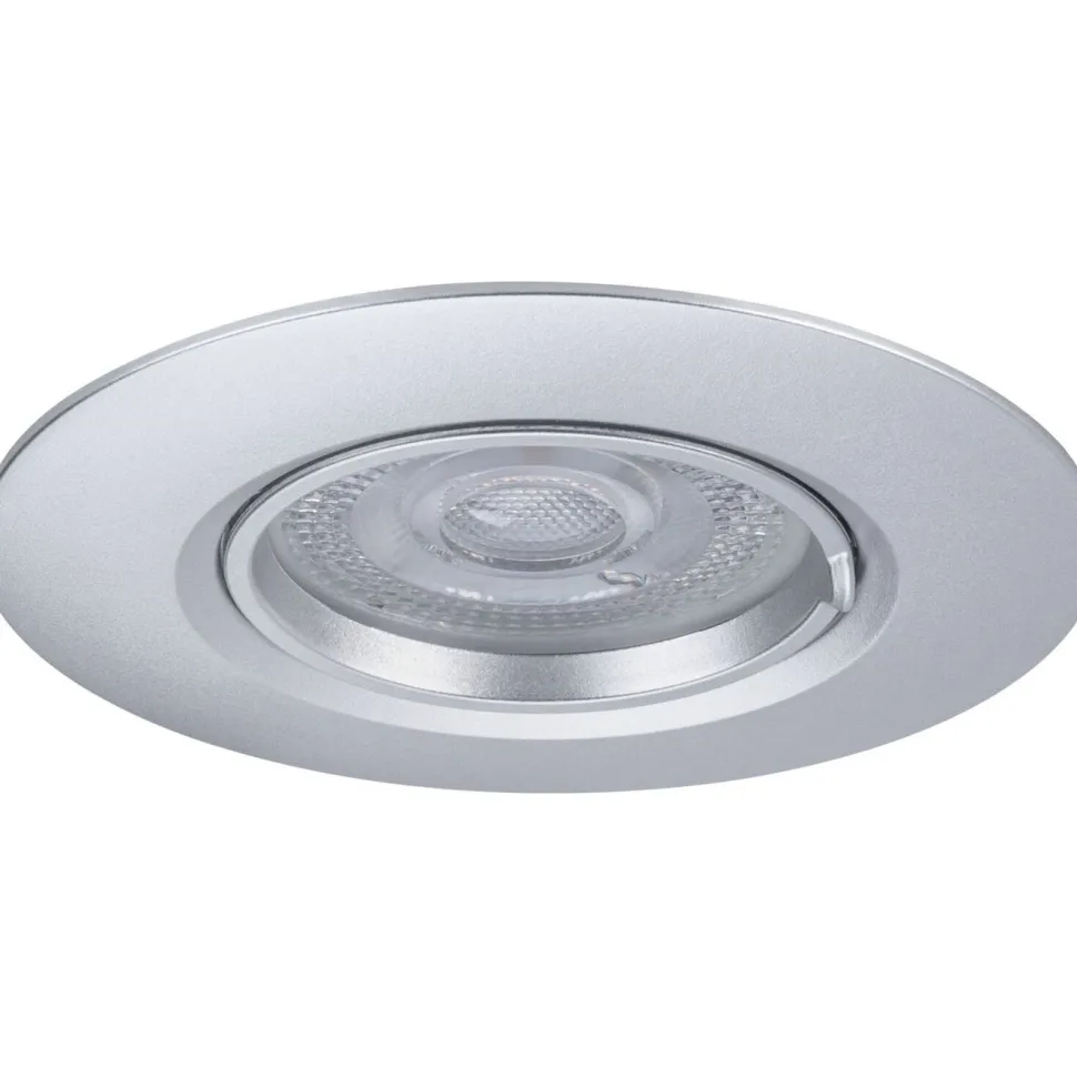LED-alasvalo Paulmann Ø90mm GU10 max. 10W upotettava musta, 3kpl/pkt