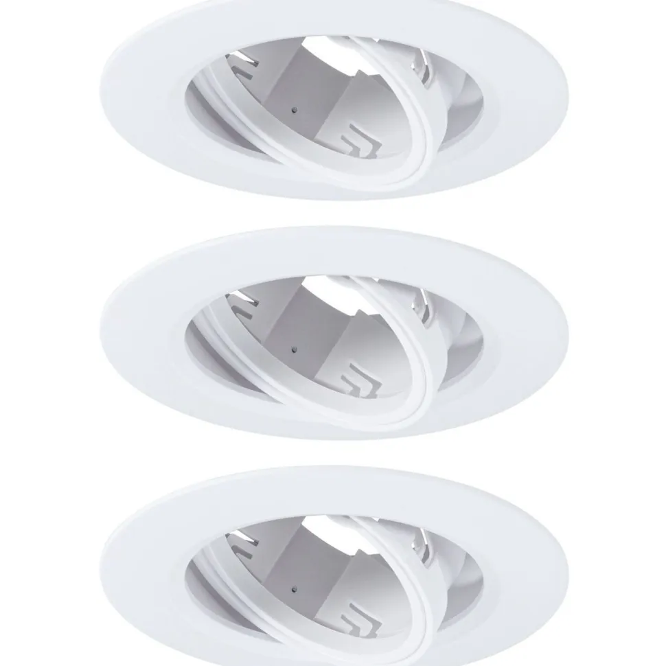 LED-alasvalo Paulmann Ø90mm kääntyvä 30° GU10 max. 10W upotettava, eri vaihtoehtoja