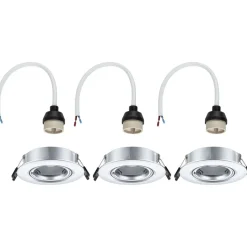 LED-alasvalo Paulmann Ø90mm kääntyvä 30° GU10 max. 10W upotettava, eri vaihtoehtoja