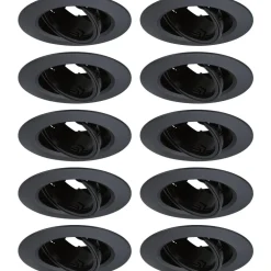 LED-alasvalo Paulmann Ø90mm kääntyvä 30° GU10 max. 10W upotettava, eri vaihtoehtoja