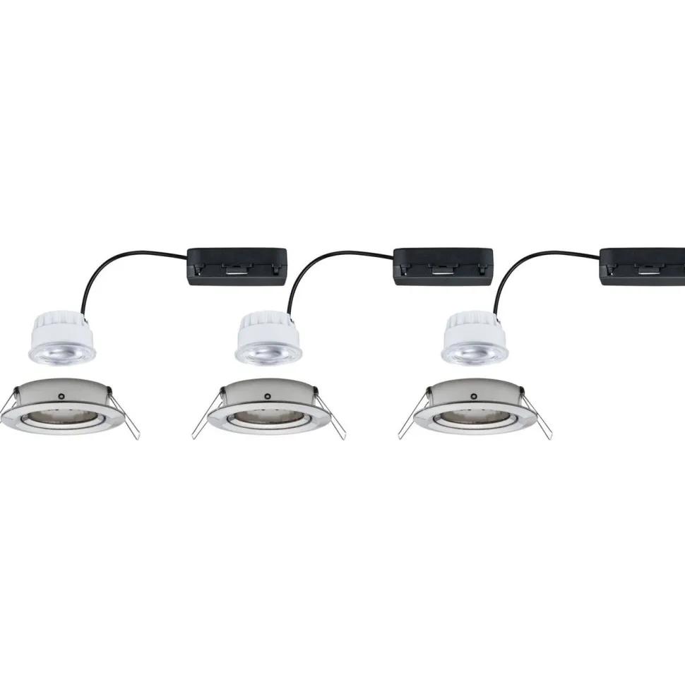 LED-alasvalo Paulmann Nova Coin Ø84mm 50° 2.8W 505lm 4000K upotettava
