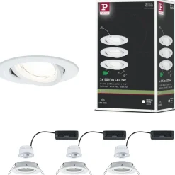 LED-alasvalo Paulmann Nova Coin Ø84mm 50° 2.8W 505lm 4000K upotettava