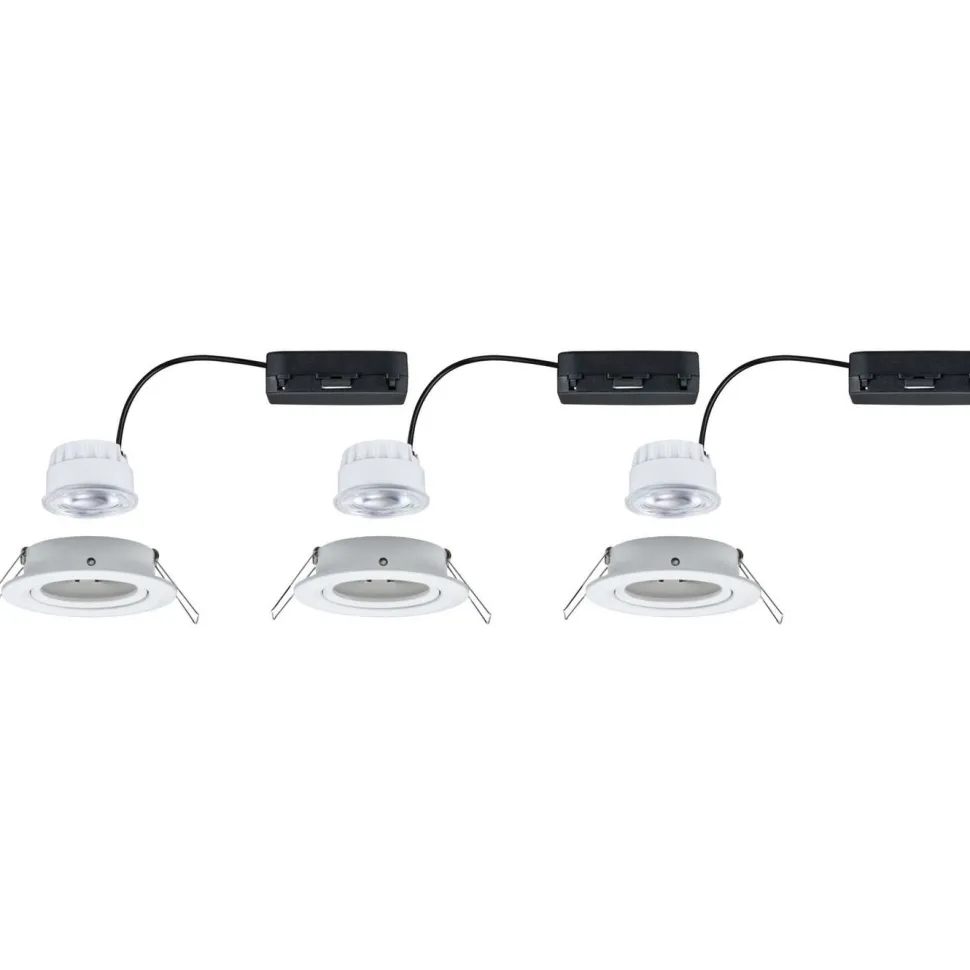 LED-alasvalo Paulmann Nova Coin Ø84mm 50° 2.8W 505lm 4000K upotettava