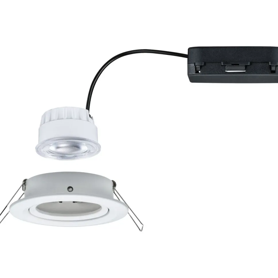 LED-alasvalo Paulmann Nova Coin Ø84mm 50° 2.8W 505lm 4000K upotettava