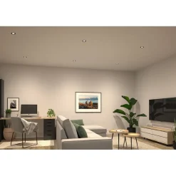 LED-alasvalo Paulmann Nova Coin Ø84mm 50° 2.8W 505lm 4000K upotettava