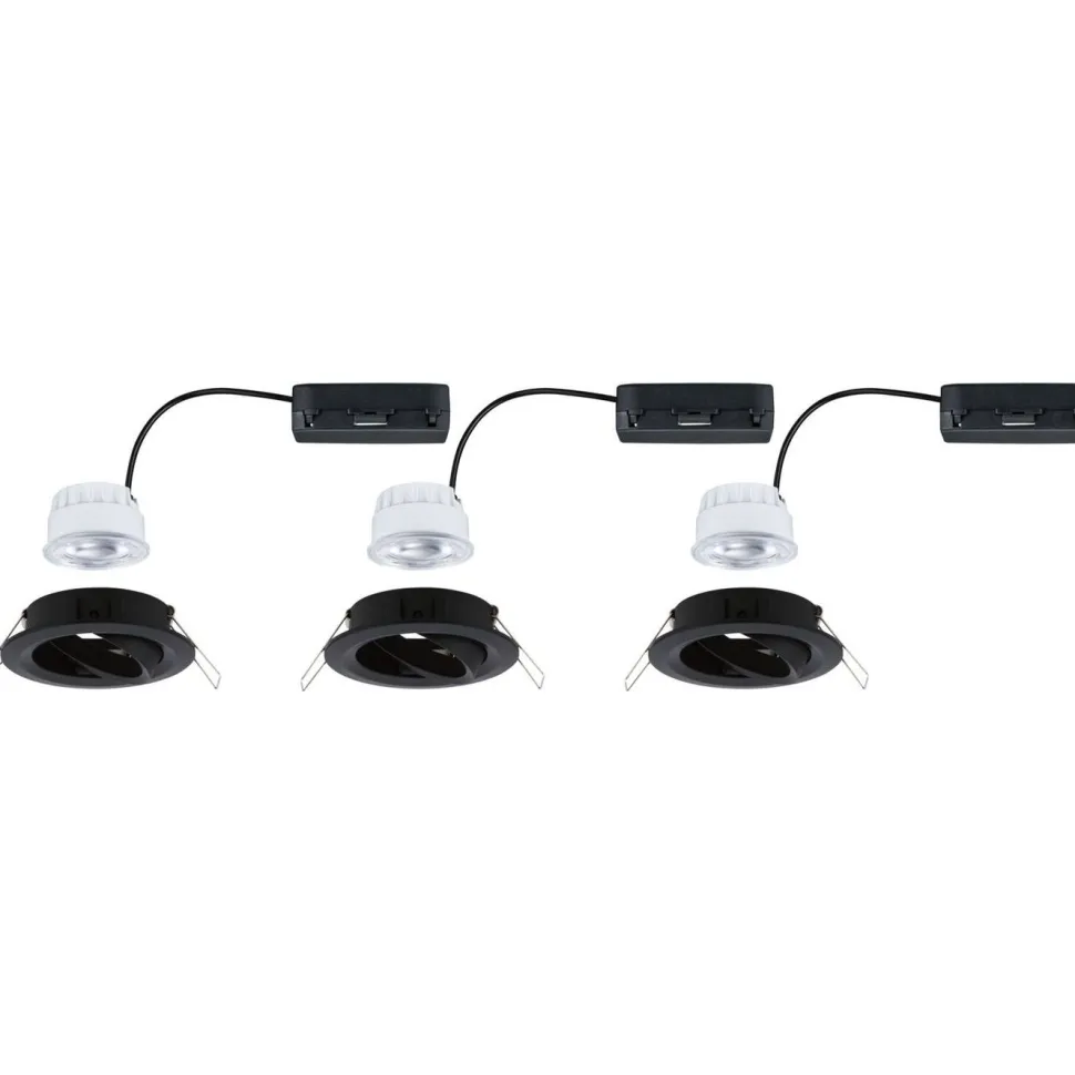 LED-alasvalo Paulmann Nova Coin Ø84mm 50° 2.8W 505lm 4000K upotettava