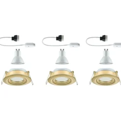 LED-alasvalo Paulmann Nova Plus IP65 Ø93mm 30° GU10 6W 460lm 2700K himmennettävä upotettava mattakulta 3kpl/pkt