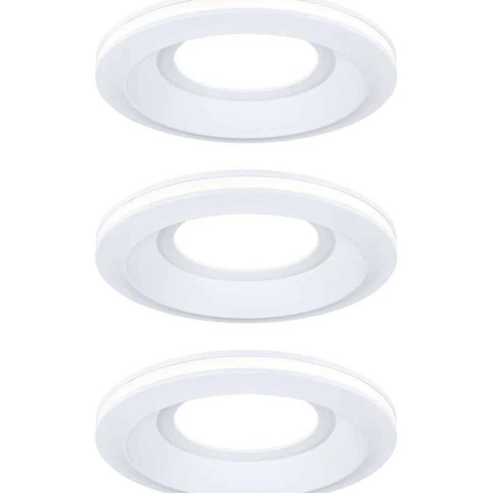 LED-alasvalo Paulmann Sormus IP65 Ø100mm 4.8/1.5W 560lm/180lm 3000K upotettava