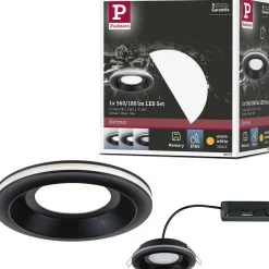 LED-alasvalo Paulmann Sormus IP65 Ø100mm 4.8/1.5W 560lm/180lm 3000K upotettava