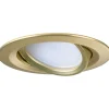 LED-alasvalo Paulmann 3-Step-Dim Nova Coin Basic Ø84mm 50° 6W 470lm 2700K himmennettävä upotettava mattakulta 3kpl/pkt