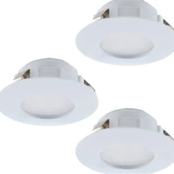 LED-alasvalosarja Eglo 3x6W Ø78mm IP20/44 valkoinen 95821