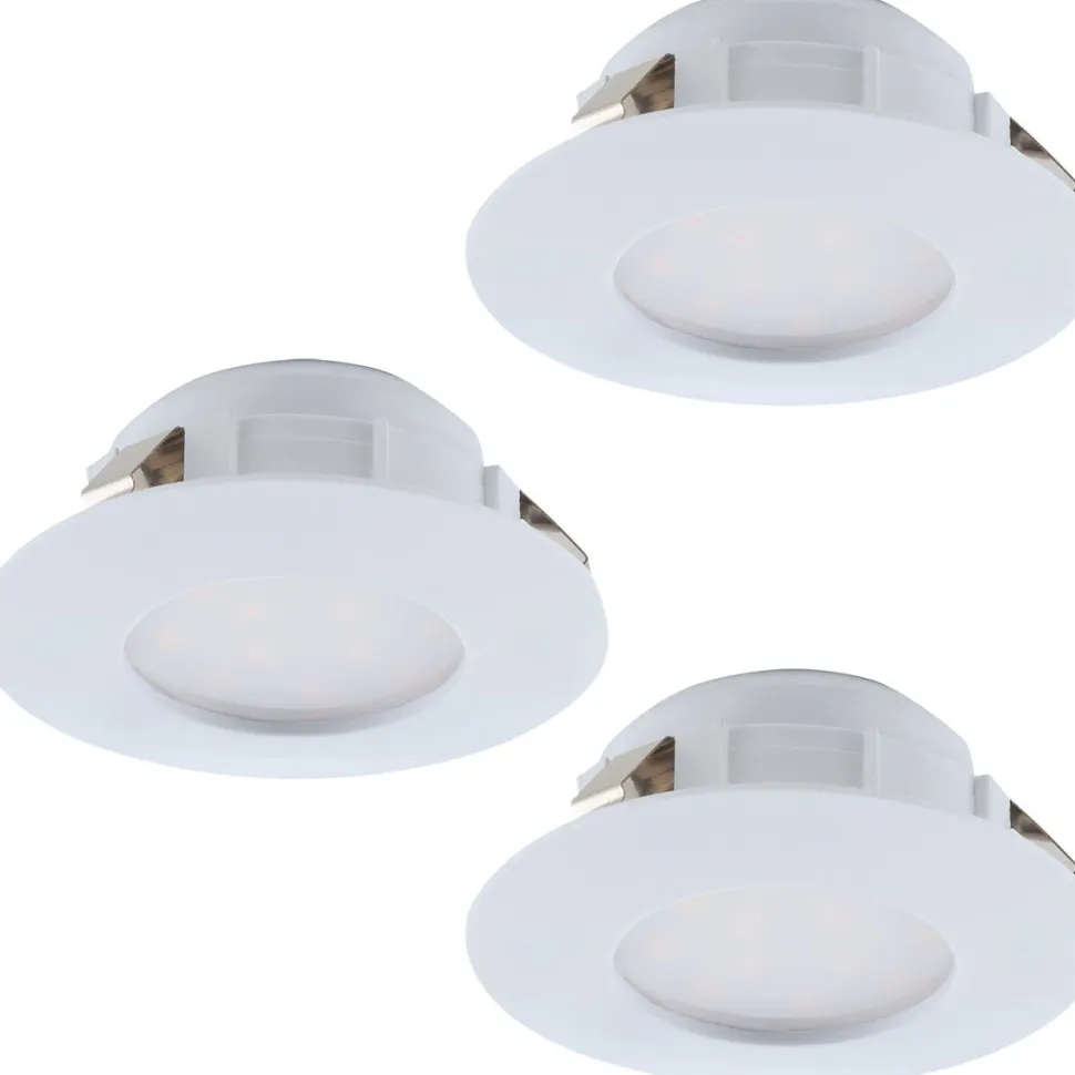 LED-alasvalosarja Eglo 3x6W Ø78mm IP20/44 valkoinen 95821