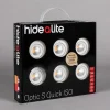 LED-alasvalosarja Hide-a-lite Optic Quick S ISO 6-pack 3000K valkoinen