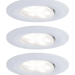 LED-Alasvalosetti Paulmann Calla 3-osainen suunnattava IP65 4000K mattavalkoinen