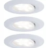 LED-Alasvalosetti Paulmann Calla 3-osainen suunnattava himmennettävä IP65 4000K valkoinen