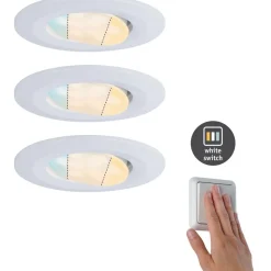 LED-Alasvalosetti Paulmann Calla 3-osainen suunnattava himmennettävä IP65 4000K valkoinen