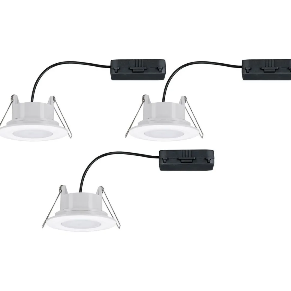 LED-Alasvalosetti Paulmann Calla 3-osainen suunnattava himmennettävä IP65 4000K valkoinen