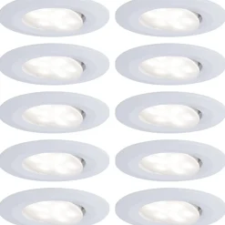 LED-Alasvalosetti Paulmann Calla 10-osainen suunnattava IP65 4000K valkoinen