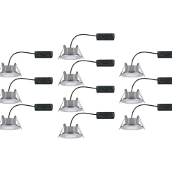 LED-Alasvalosetti Paulmann Calla 10-osainen suunnattava IP65 4000K valkoinen