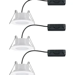 LED-Alasvalosetti Paulmann Calla 3-osainen suunnattava 6.5W IP65 4000K mattavalkoinen