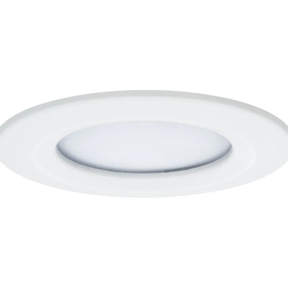LED-Alasvalosetti Paulmann Coin 3-osainen IP44 2700K mattavalkoinen