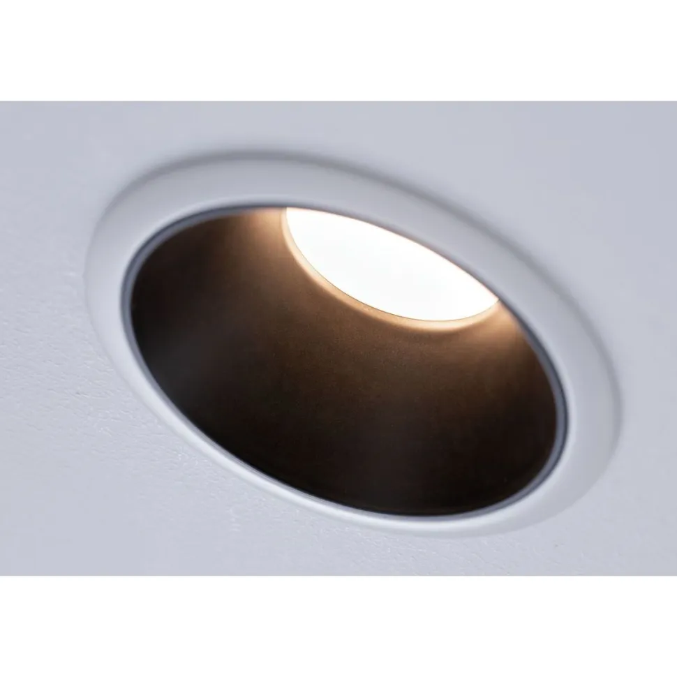 LED-Alasvalosetti Paulmann Cole 3-osainen IP44 2700K valkoinen/mattamusta