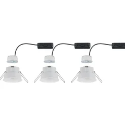 LED-Alasvalosetti Paulmann Cymbal 3-osainen himmennettävä IP44 2700K mattavalkoinen
