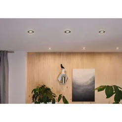LED-Alasvalosetti Paulmann Nova 3-osainen himmennettävä IP44 2700K mattamusta