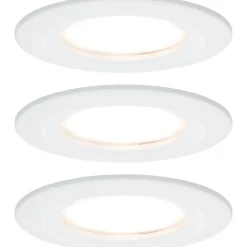 LED-Alasvalosetti Paulmann Nova 3-osainen himmennettävä IP44 2700K mattamusta
