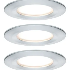 LED-Alasvalosetti Paulmann Nova 3-osainen IP44 2700K mattavalkoinen