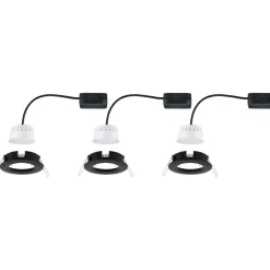 LED-Alasvalosetti Paulmann Nova 3-osainen IP44 2700K mattavalkoinen