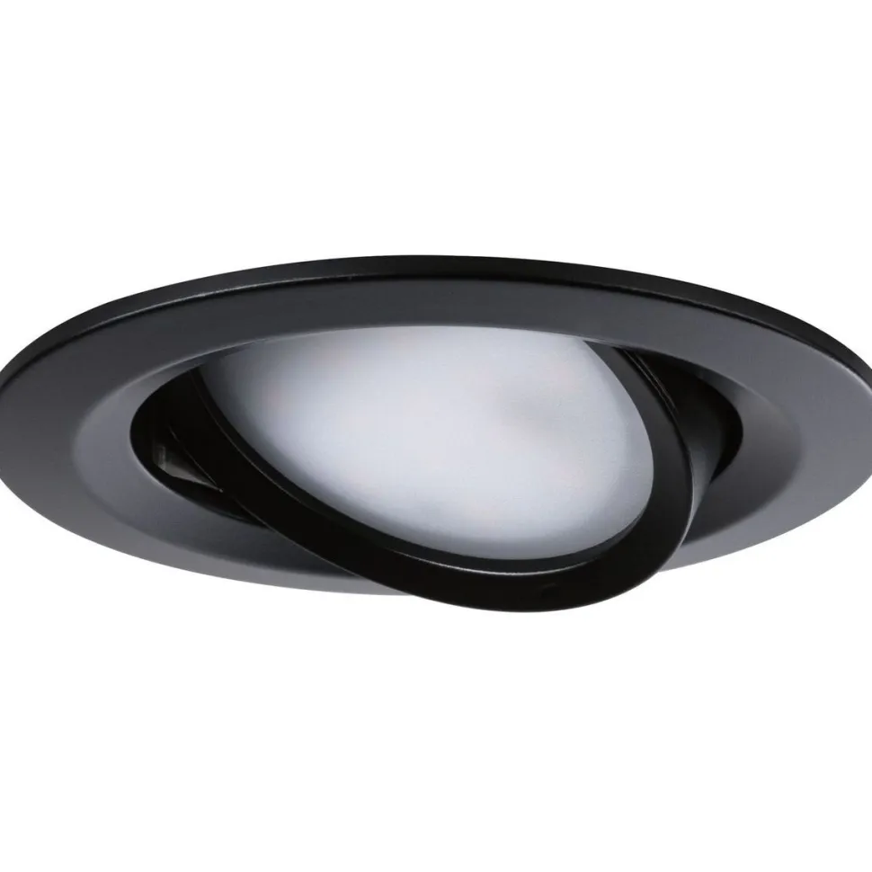 LED-Alasvalosetti Paulmann Nova 3-osainen suunnattava himmennettävä 2700K mattamusta