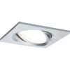 LED-Alasvalosetti Paulmann Nova Plus 3-osainen neliö suunnattava himmennettävä 2700K alumiini
