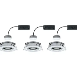 LED-Alasvalosetti Paulmann Nova Plus 3-osainen suunnattava himmennettävä 2700K mattavalkoinen