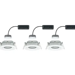 LED-Alasvalosetti Paulmann Nova Plus 3-osainen suunnattava himmennettävä 2700K mattavalkoinen