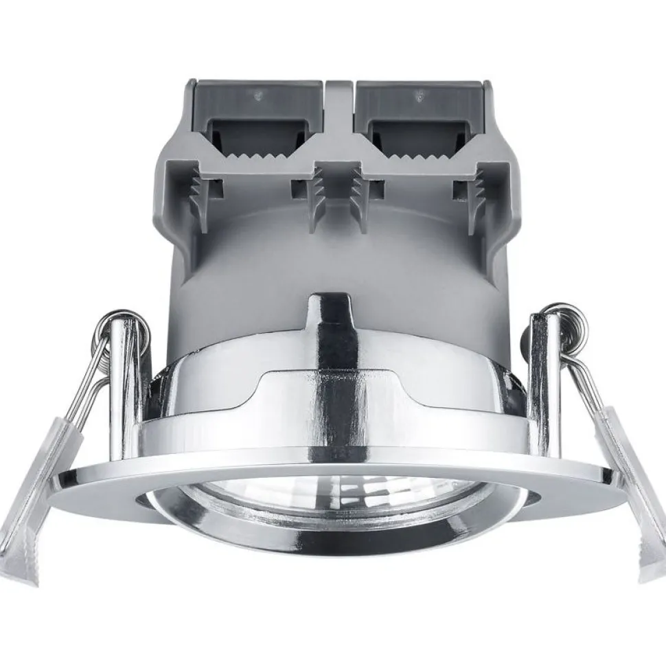 LED-alasvalo Trio Pamir ø85x54 mm IP23 kromi