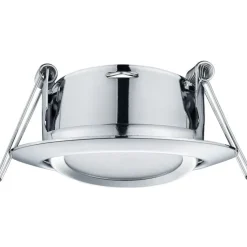 LED-alasvalo Trio Rila ø82x34 mm IP20 kromi