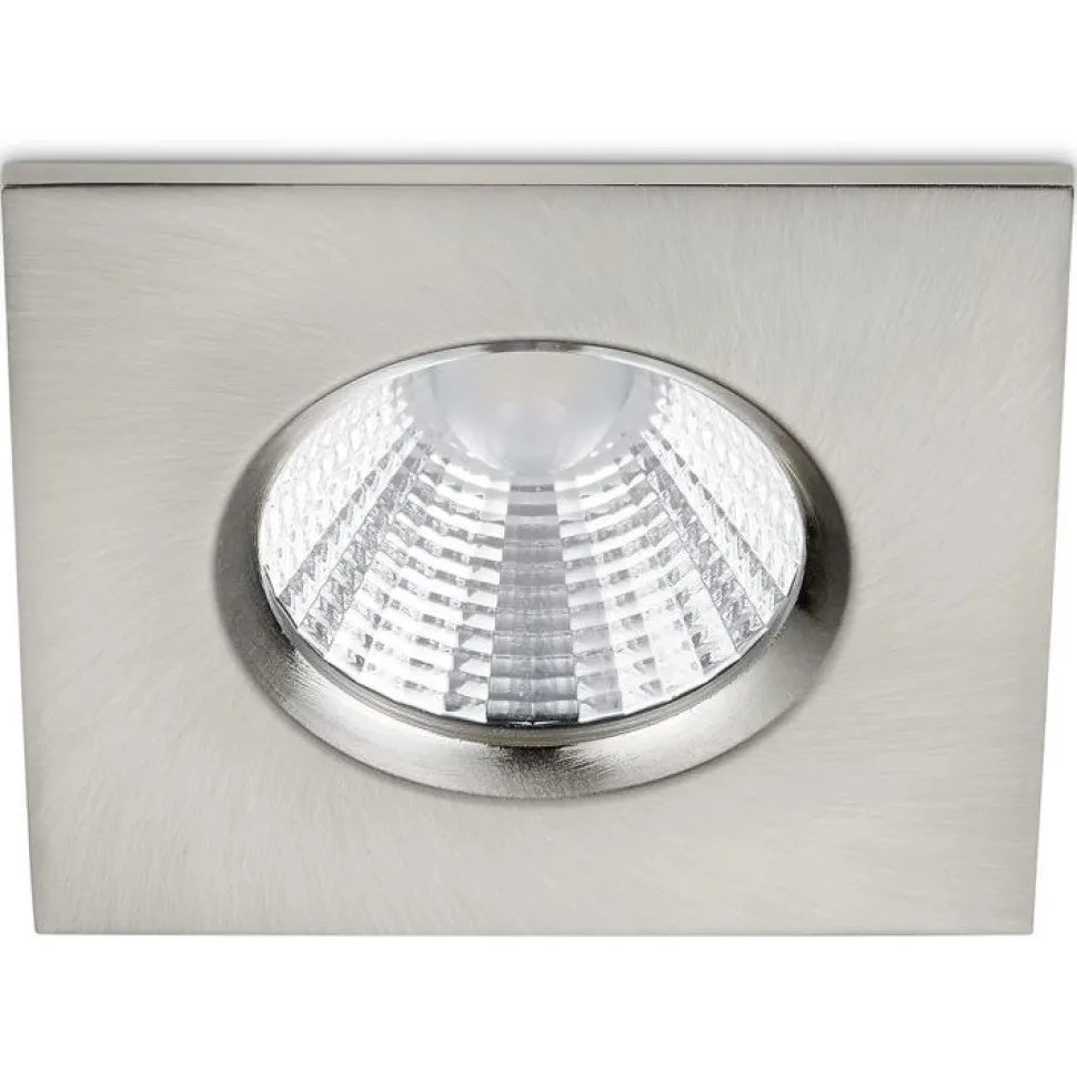 LED-alasvalo Trio Zagros 85x54x85 mm IP65 harjattu teräs