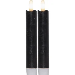 LED-antiikkikynttilä Star Trading Flamme, 25cm, 2kpl, valkoinen