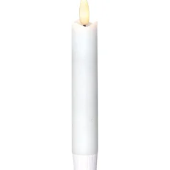 LED-antiikkikynttilä Star Trading Flamme, 25cm, 2kpl, valkoinen