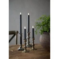 LED-antiikkikynttilä Star Trading Flamme, 25cm, 2kpl, valkoinen