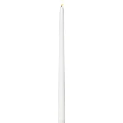LED-antiikkikynttilä Star Trading Flamme Slim, 38cm, 2kpl, valkoinen