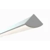 LED-asennuslista FTLIGHT Corner läpikuultava kansi 2000x16x16mm alumiini