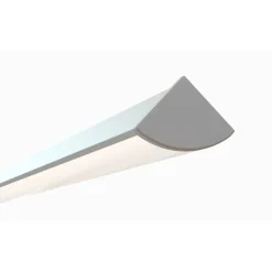 LED-asennuslista FTLIGHT Corner läpikuultava kansi 2000x16x16mm alumiini